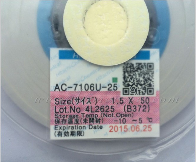 AC-7106U-25 Repair TAPE Anisotropic Conductor 1.5mm * 50m New Date